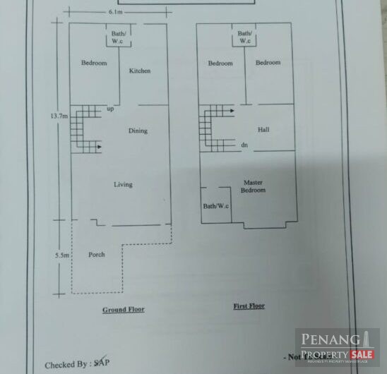 For Sale 2 Storey Terrace House End Lot Taman Sukun Indah Bukit Mertajam 14000 Pulau Pinang