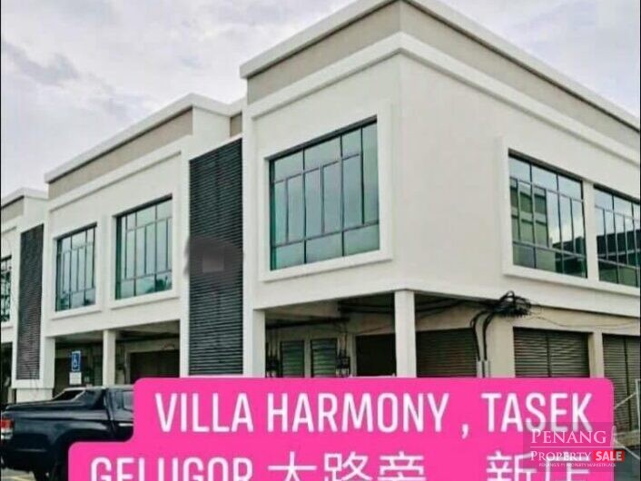 For Rent 1st floor Shoplot Villa Harmony Tasek Gelugor 13300 Pulau Pinang