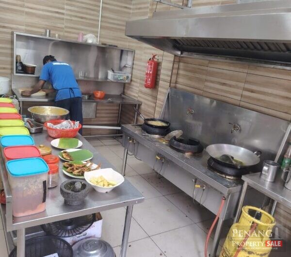 For Rent Ground Floor Shoplot all Equipment ready for business at Jalan Baru Batu Maung Main Road Pulau Pinang