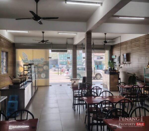 For Rent Ground Floor Shoplot all Equipment ready for business at Jalan Baru Batu Maung Main Road Pulau Pinang