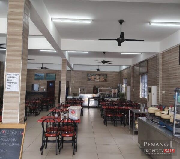For Rent Ground Floor Shoplot all Equipment ready for business at Jalan Baru Batu Maung Main Road Pulau Pinang