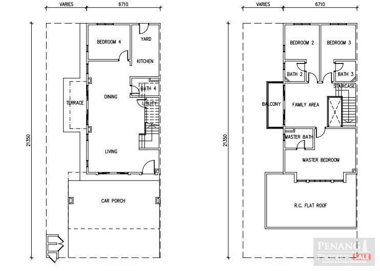 For Sale 2 Storey Terrace House End Lot Eco Horizon Batu Kawan 14100 Pulau Pinang