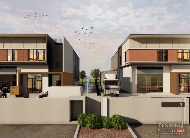 Bukit Minyak New Semi-D Factory in Bukit Minyak  Available Now