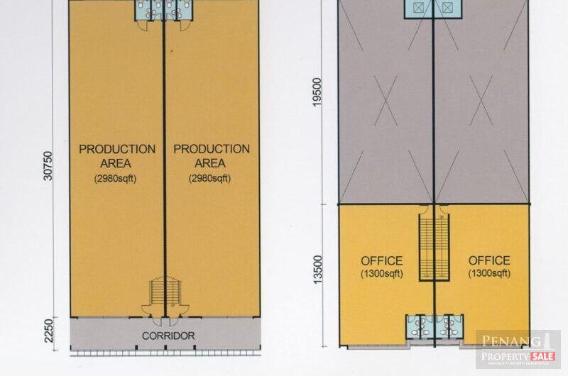 1.5 Sty Light Industry / Warehouse / Factory Sungai Tiram Bayan Lepas