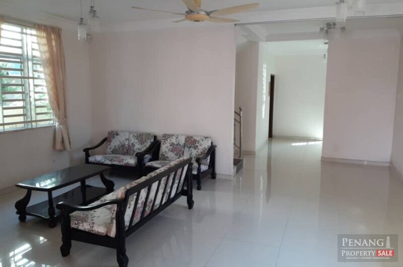 Taman Cantik Butterworth 2 Storey Bungalow House for rent with spacious car porch