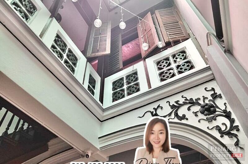 Georgetown –  Jalan Hutton 2 Storey Shop House Near Penang road