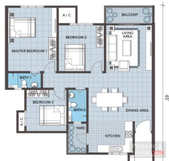 For Sale Dutamas Residence Condominiums Bukit Mertajam 14000 Pulau Pinang