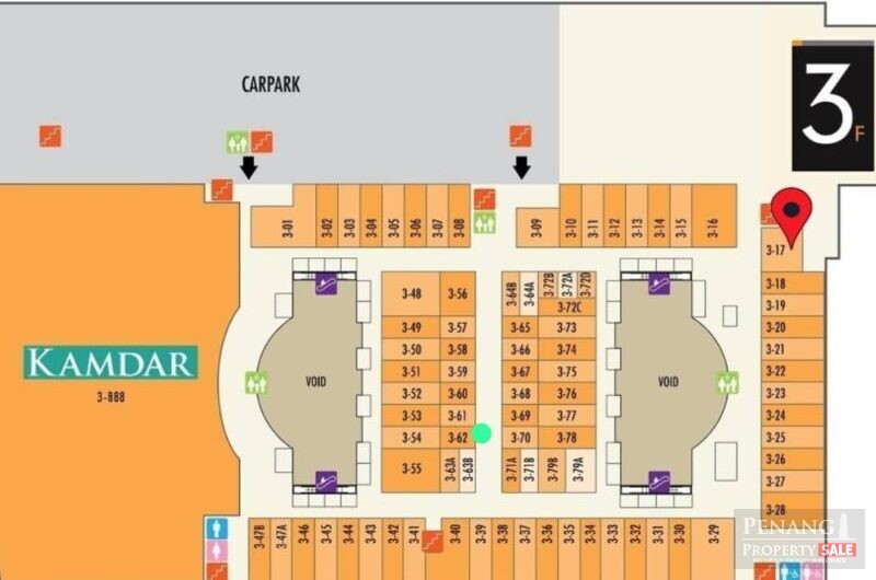 For Sale Shoplot Komplexs Bukit Jambul Bayan Baru  11900 Pulau Pinang