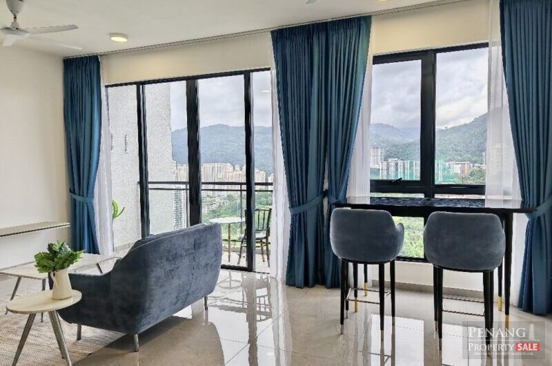 Renovated Corner Unit at Muze Picc, Stunning Penang Golf Club View!
