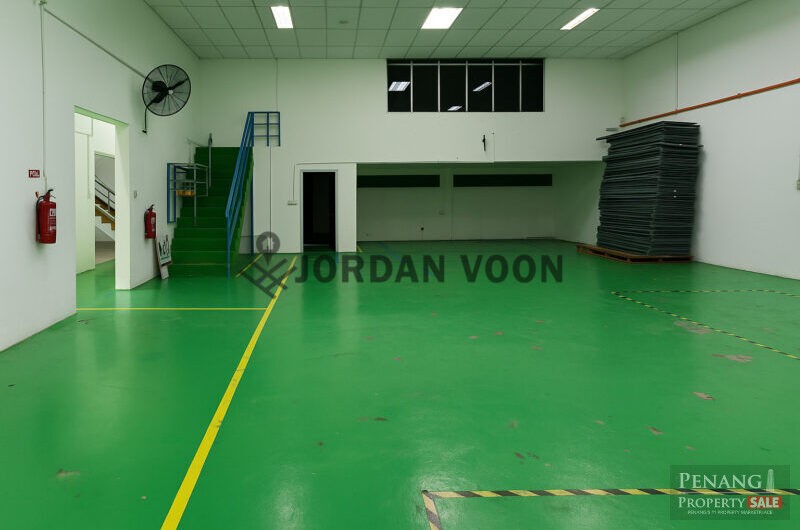1.5Sty Terrace Warehouse/Factory Fully Covered Awing, Bukit Minyak