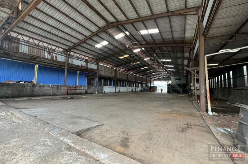 Factory/Warehouse for Rent – 26,000 sqft Land | Perai Industrial Area