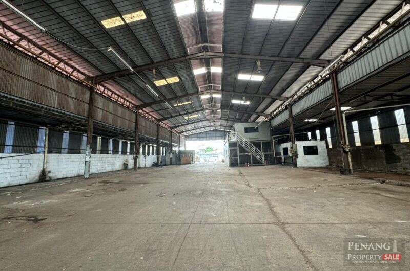 Factory/Warehouse for Rent – 26,000 sqft Land | Perai Industrial Area