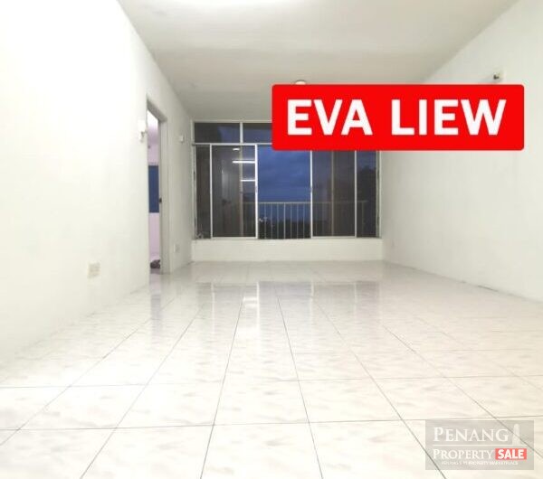 Taman Kristal Tanjung Tokong Bare unit Low floor for rent