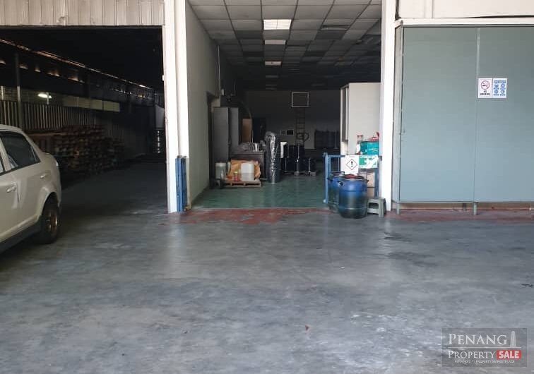 1 Storey Light Industrial Warehouse Prai Tingkat Perusahaan Land 7800