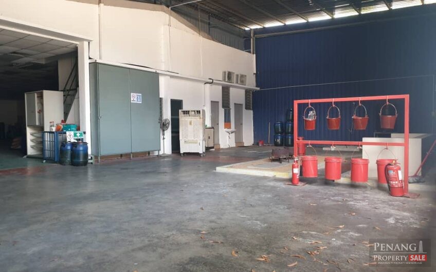 1 Storey Light Industrial Warehouse Prai Tingkat Perusahaan Land 7800