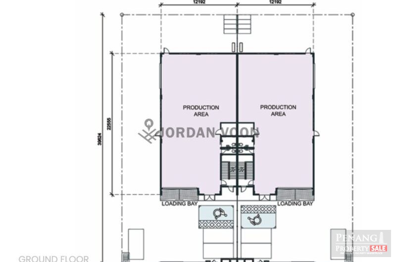 1.5Sty Semi-D Warehouse Factory Brand New, Palmera Permatang Tinggi