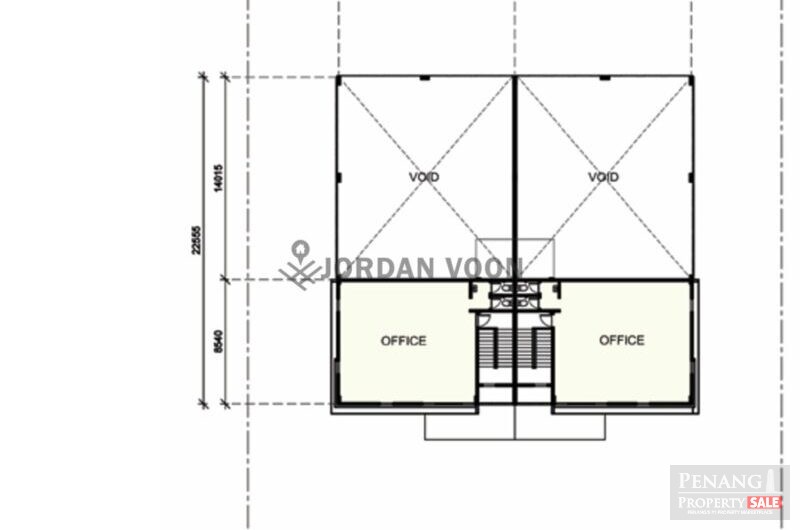 1.5Sty Semi-D Warehouse Factory Brand New, Palmera Permatang Tinggi