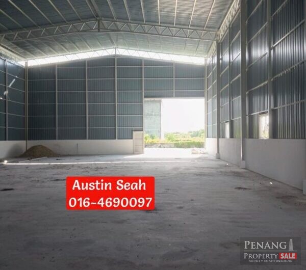 Juru Newly Built Warehouse for Rent, 8000sqft Built Up, View to Secure