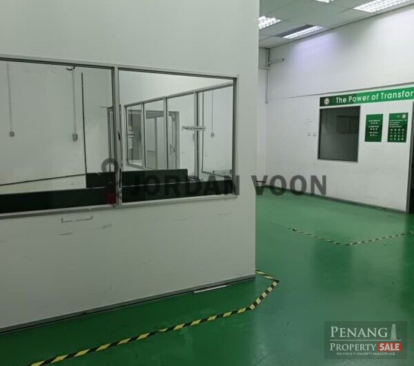 1.5Sty Terrace Warehouse/Factory Fully Covered Awing, Bukit Minyak