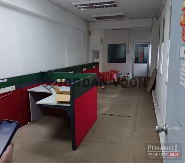 1.5Sty Terrace Warehouse/Factory Fully Covered Awing, Bukit Minyak