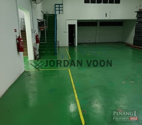 1.5Sty Terrace Warehouse/Factory Fully Covered Awing, Bukit Minyak