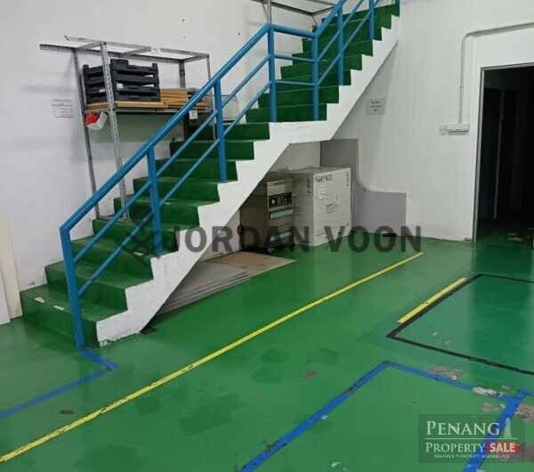1.5Sty Terrace Warehouse/Factory Fully Covered Awing, Bukit Minyak