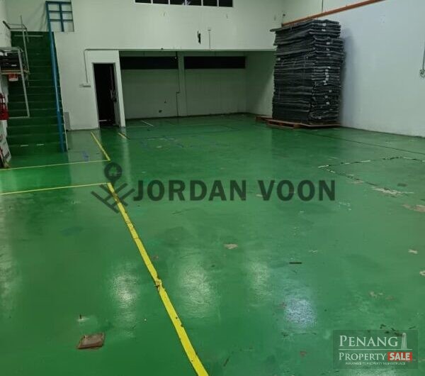 1.5Sty Terrace Warehouse/Factory Fully Covered Awing, Bukit Minyak