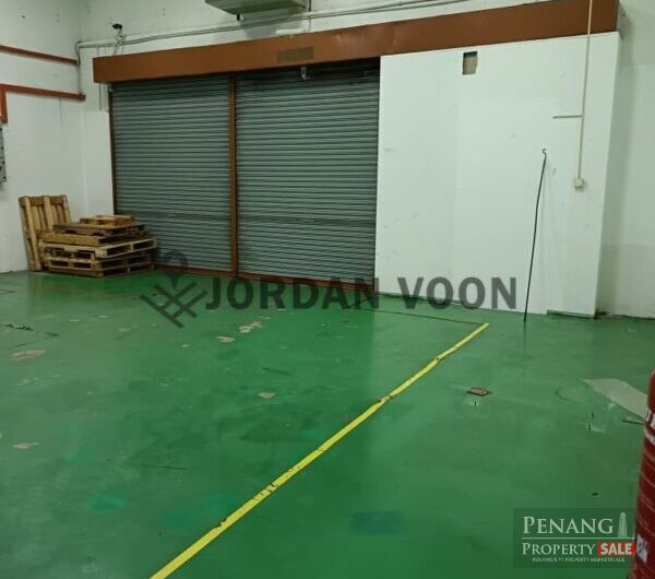 1.5Sty Terrace Warehouse/Factory Fully Covered Awing, Bukit Minyak