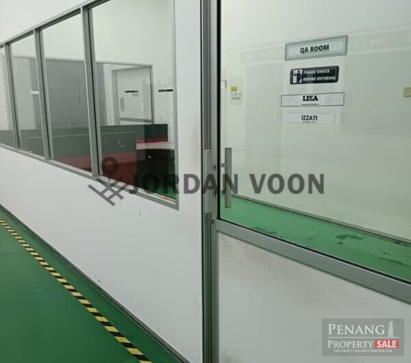 1.5Sty Terrace Warehouse/Factory Fully Covered Awing, Bukit Minyak
