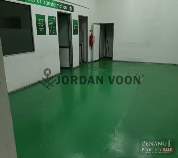 1.5Sty Terrace Warehouse/Factory Fully Covered Awing, Bukit Minyak