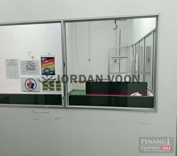 1.5Sty Terrace Warehouse/Factory Fully Covered Awing, Bukit Minyak