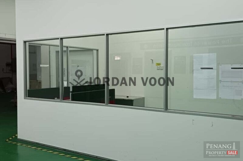 1.5Sty Terrace Warehouse/Factory Fully Covered Awing, Bukit Minyak