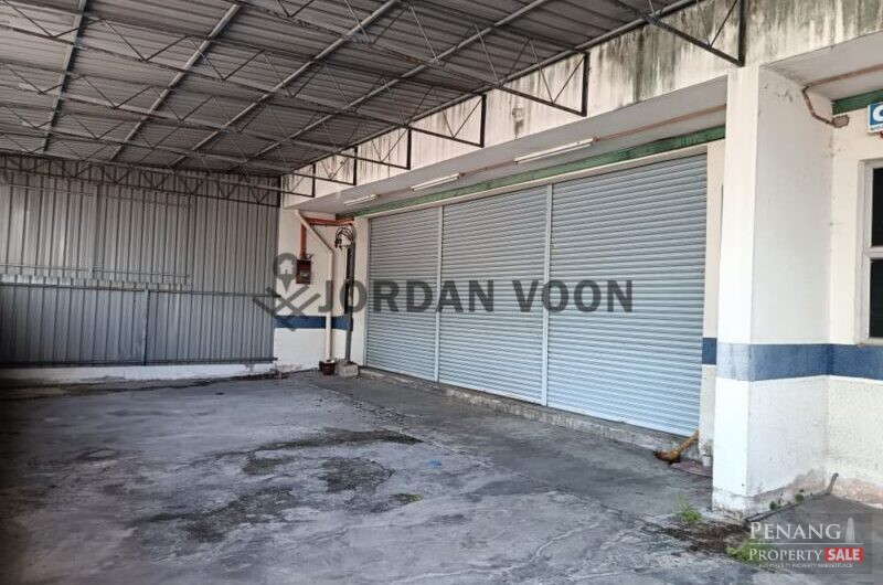 1.5Sty Terrace Warehouse/Factory Fully Covered Awing, Bukit Minyak