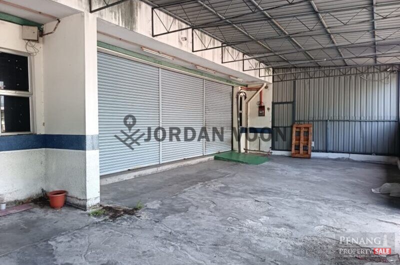 1.5Sty Terrace Warehouse/Factory Fully Covered Awing, Bukit Minyak