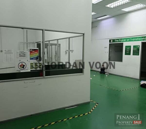 1.5Sty Terrace Warehouse/Factory Fully Covered Awing, Bukit Minyak