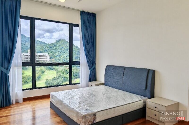 Renovated Corner Unit at Muze Picc, Stunning Penang Golf Club View!