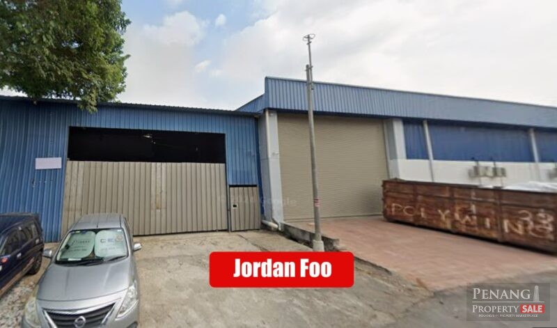 1 Storey Light Industrial Warehouse Prai Tingkat Perusahaan Land 7800