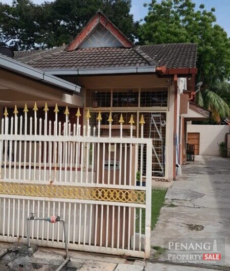 For Sale 1 Storey Semi Detached House Taman Inderawasih Perai Butterworth 13600 Pulau Pinang