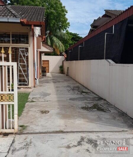 For Sale 1 Storey Semi Detached House Taman Inderawasih Perai Butterworth 13600 Pulau Pinang