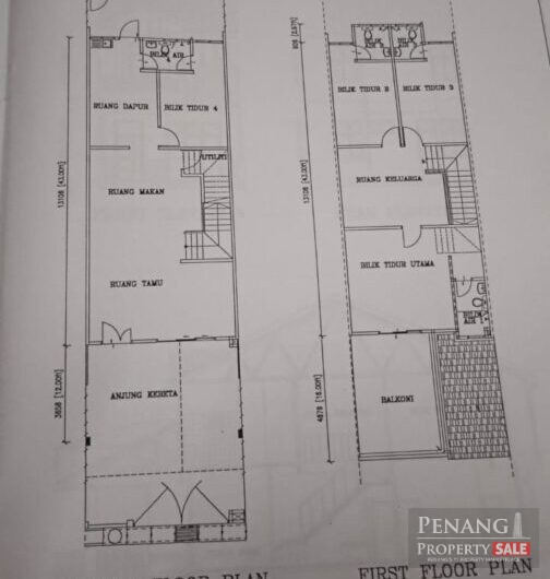 For Sale 2 Storey Terrace House Taman Seri Murni Sungai Dua Butterworth 13800 Pulau Pinang