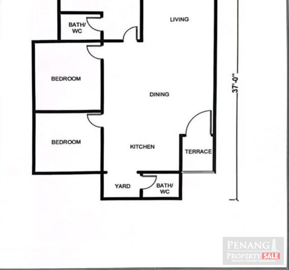 For Sale Taman Seri Janggus Flat Alma Bukit Mertajam 14000 Pulau Pinang