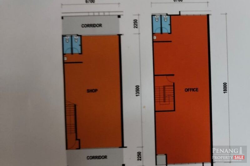 For Sale 2 Storey Shoplot Bandar Tasek Mutiara Simpang Ampat 14100 Pulau Pinang