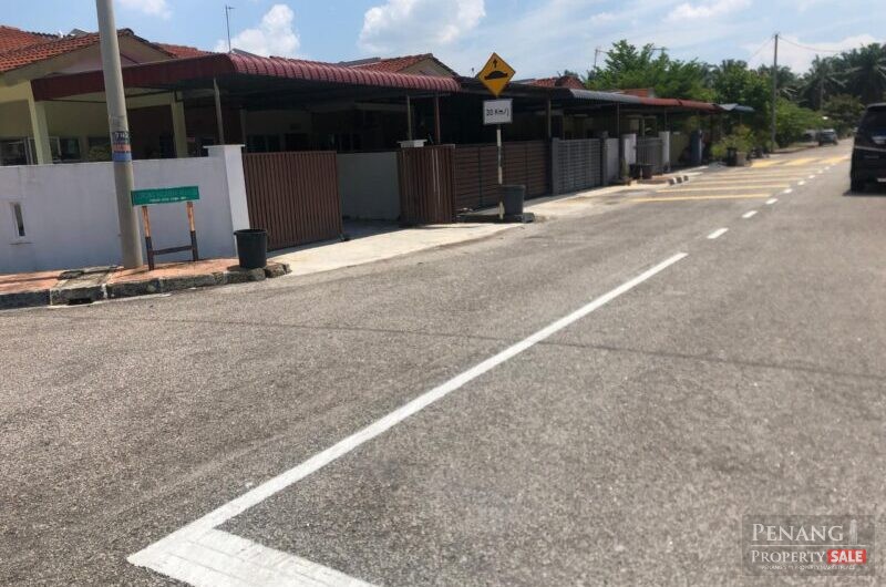 For Sale 1 Storey Terrace House Taman Halaman Indah Sungai Jawi 14200 Sungai Bakap Pulau Pinang