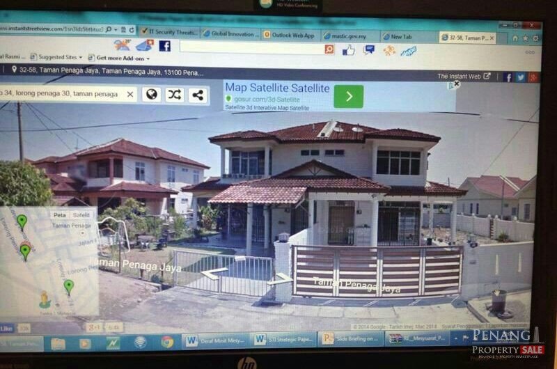 For Sale 2 Storey Semi Detached House Taman Penaga Kepala Batas 13200 Butterworth Pulau Pinang
