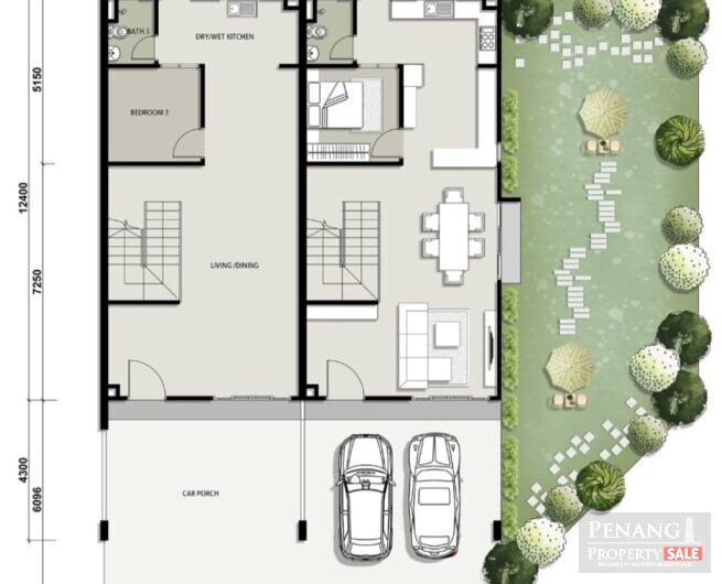 Bukit Mertajam Gated Guarded 3 Storey Terrace Project