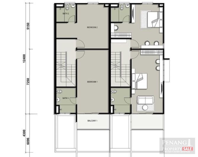 Bukit Mertajam Gated Guarded 3 Storey Terrace Project