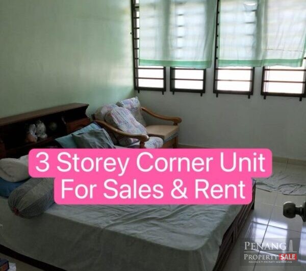 JELUTONG -3 STOREY LANDED CORNER UNIT -FOR SALES