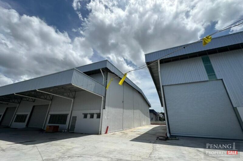 (NEWLY BUILT DETACHED FACTORY) Kawasan Perusahaan Perai – 2 Storey Office with CCC