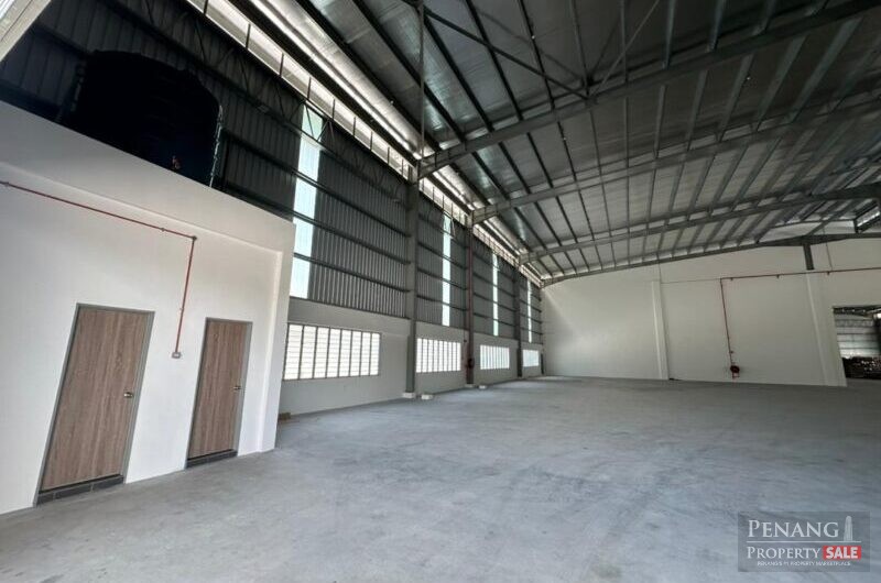 (NEWLY BUILT DETACHED FACTORY) Kawasan Perusahaan Perai – 2 Storey Office with CCC