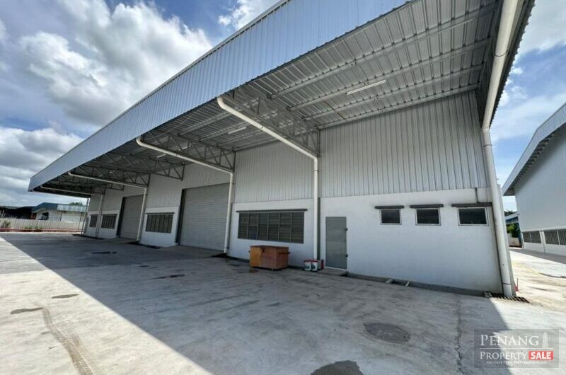 (NEWLY BUILT DETACHED FACTORY) Kawasan Perusahaan Perai – 2 Storey Office with CCC